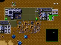 une photo d'Ã©cran de Dune II - Battle for Arrakis sur Sega Megadrive